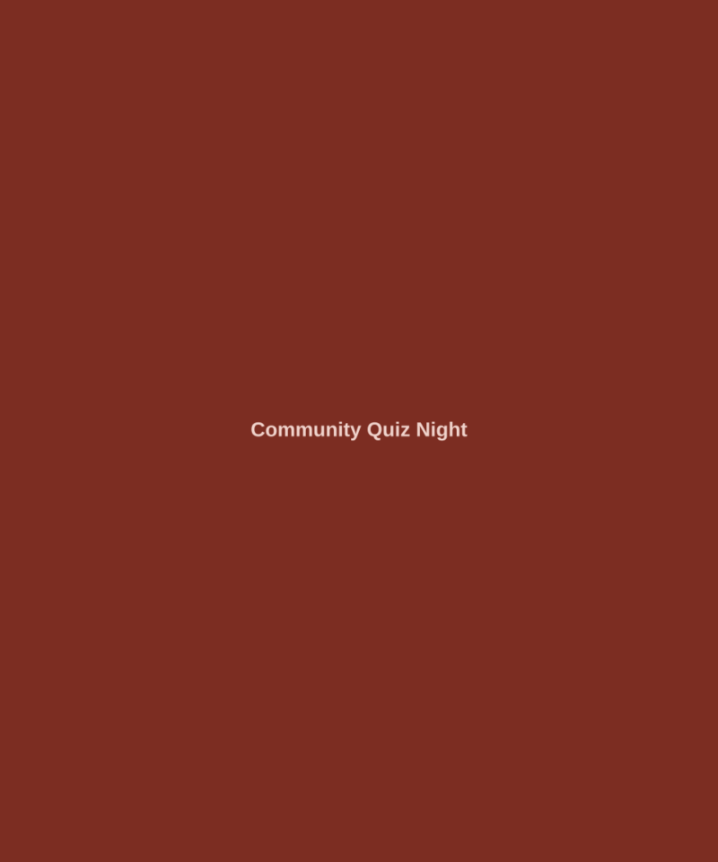 Community Quiz Night